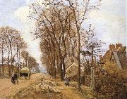 Rural road, Camille Pissarro